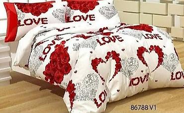 Zavese i draperije: Posteljina jednokrevetna singl. 100%pamuk. Set je iz 3 dela: * — 8