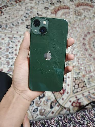 чехол айфон 5s: IPhone 13, Б/у, 128 ГБ, Зеленый, Зарядное устройство, Коробка, Чехол, 79 % — 2