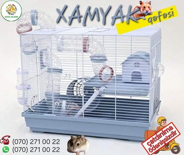 hamster qefesi: Xamyak qəfəsi (cunqarik qefesi) Sevdiyiniz heyvanın rahat və təmiz