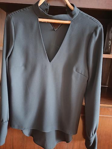 Köynək və bluzalar: Qadın bluzası – qara rəng "Zara" brendi. XS ölçüdə. Yeni kimidir. 2 — 4