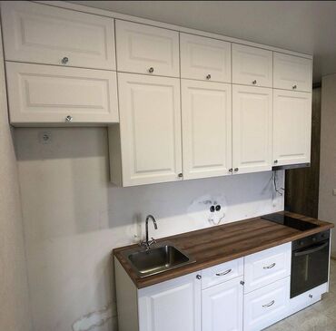 Кухонные гарнитуры: Кухонный гарнитур, Новый, В рассрочку, цвет - Белый, МДФ, Бесплатная доставка — 18