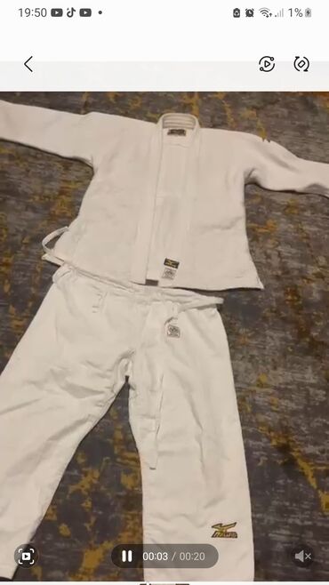 qaqa desti: İdman dəsti, One size, rəng - Ağ