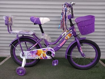 Городские велосипеды: Новый велосипед принцесса На 16 колесах для 4 7 лет мы