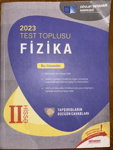 ədəbiyyat dim kitabı: Fizika Məktəbəqədər, 2023 il, Pulsuz çatdırılma