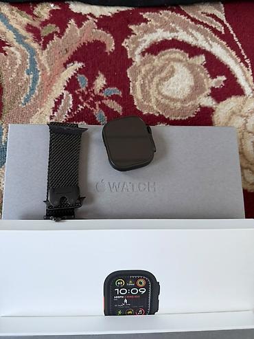 оригинальные аирподсы 1: Apple Watch Ultra 2, 49 мм, цвет Black Titanium, модель A2986 (GPS + — 2
