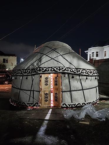 Аренда юрт: Аренда юрты, Каркас Деревянный, 85 баш, Стулья, Стол, С полом — 8