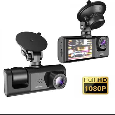 3 kameralı videoregistrator: Videoreqistratorlar, Yeni, Avtomatik, 64 gb, Çin, Pulsuz çatdırılma, Rayonlara çatdırılma