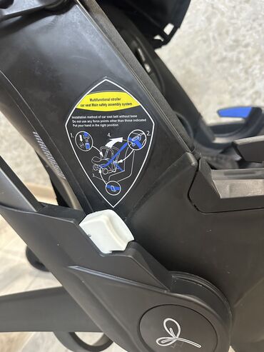 Коляски: Коляска, цвет - Черный, Б/у — 5