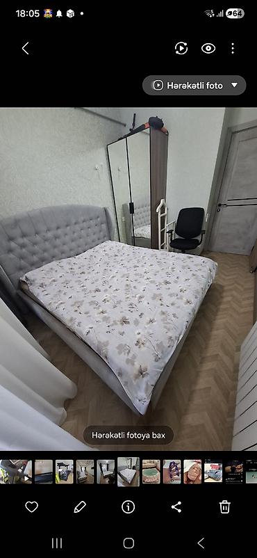 guzgu boydan: Mebel dəsti – yataq otağı və qonaq otağı üçün - Yataq: yumşaq parça — 2