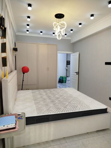 сдаю квартиру 2 к студ центр новый ремонт в квартире имеется все необходимое район панфиловабоконбаева: 2 комнаты, Собственник, Без подселения, С мебелью полностью