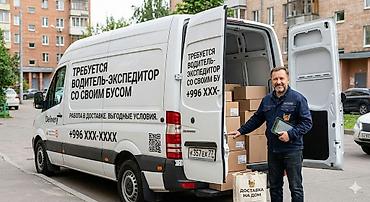 Требуется Водитель-экспедитор, С личным транспортом, Менее года опыта at lalafo.kg Требуется Водитель-экспедитор, С личным транспортом, Менее года опыта