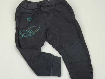 czarne spodnie dresowe: Spodnie dresowe, Little kids, 5-6 lat, 110/116, stan - Zadowalający