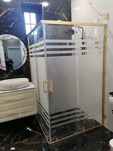 hamam kranti: Hamam üçün komplekt və xidmətlər - Duş kabinaları: Şüşə sürüşkən — 2