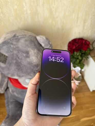 iphone islenmis telefonlar: IPhone 14 Pro Max, 256 GB, Deep Purple, Barmaq izi, Face ID