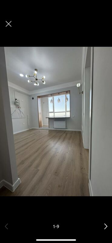 квартира элитка бишкек: 1 комната, 43 м², Элитка, 3 этаж