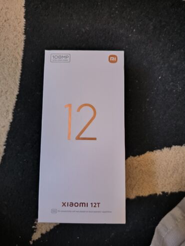 чехол xiaomi: Xiaomi 12T, 128 GB, rəng - Göy, 
 Barmaq izi, Face ID