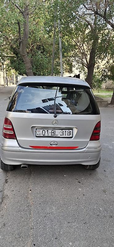 mercedes s221: Mercedes-Benz A-Class (W168) hetçbek - Kuzov: 5 qapı, gümüşü rəng - — 2
