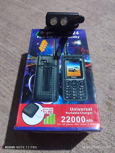 Digər mobil telefonlar: Hope K24 mobil telefon Telefon Təzədir. hədiyyə alınib. Ehtiyac — 22