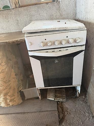 печка для палатки на газу: Комбинированная плита, Indesit, Б/у, Напольная, Механическая, Полная оплата — 2
