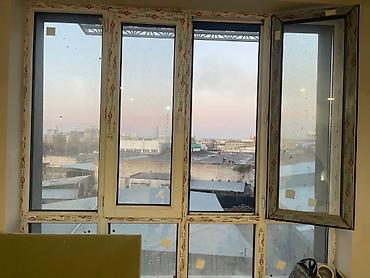 ПВХ окно панорамного типа, четырёхстворчатое. Характеристики: - at lalafo.kg ПВХ окно панорамного типа, четырёхстворчатое. Характеристики: -
