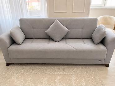 metbex divan: SALOGLU Home Style boz divan - Rəng: açıq boz, neytral ton – müxtəlif — 2