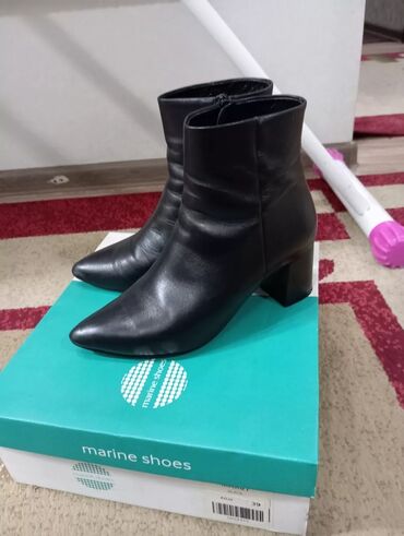 продам вечернее платье: Женские ботильоны Marine Shoes - Модель: MAX01 - Цвет: Black (черный)