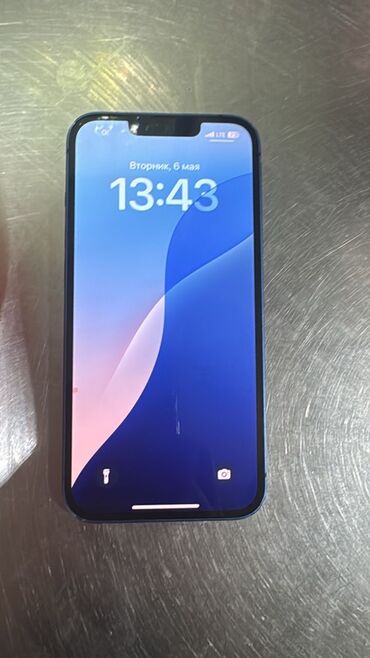 прадаю айфон: IPhone 13, Б/у, 128 ГБ, Синий, Зарядное устройство, 79 %