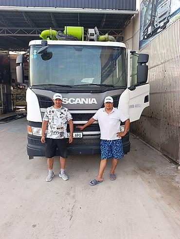бетона насос: Автобетононасос Scania - Тип техники: автобетононасос на шасси Scania — 1