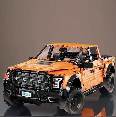 lego spiderman vs: Konstruksiya dəsti – narıncı rəngli 4x4 pikap modeli - Realistik — 1