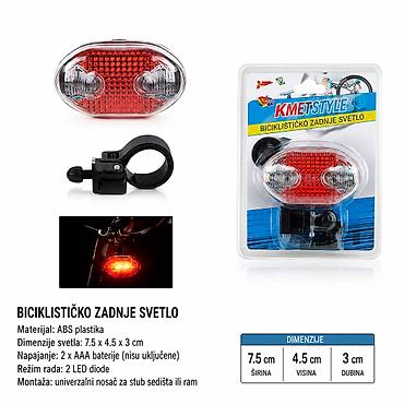 KMT LED zadnje svetlo za bicikl 2001366 - Tip: biciklističko zadnje