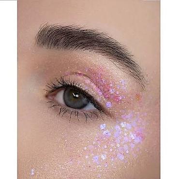 makyaj: ✨ SODA CHAN çəhrayı glitter satılır! 💗 🌸 Parlaq çəhrayı rəng və — 3