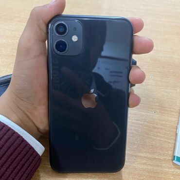 о модем: IPhone 11, Колдонулган, 128 ГБ, Кара, Заряддоочу түзүлүш, 91 %
