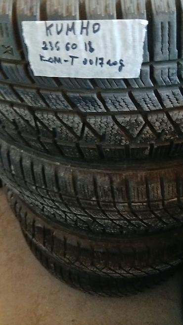 60: Шины 235 / 60 / R 18, Зима, Б/у, Комплект, Внедорожные (АТ/МТ), Корея, Kumho — 1