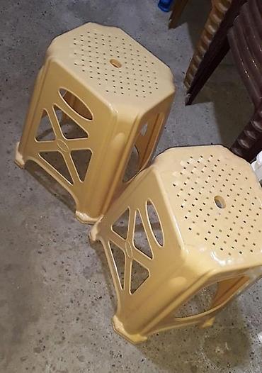restoran sobalari: Plastik tabure qirilmayan materialdan rengleri var keyfiyyetlidir — 1