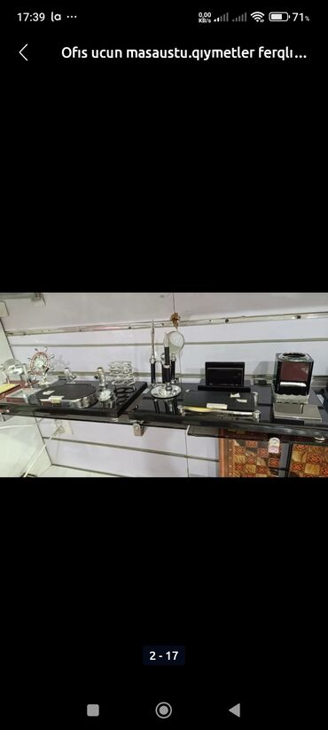 Masaüstü dəstlər: Ofis və iş otaqları üçün masaüstü dəst.tek və komplekt şəkildə — 19