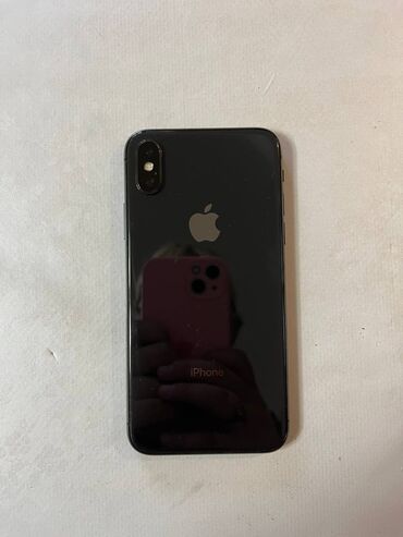 бу телефона: IPhone X, Б/у, 256 ГБ, Черный, 62 %