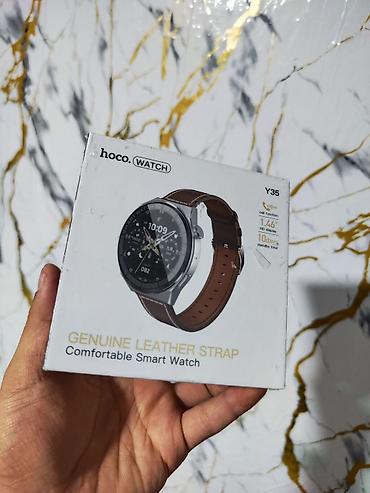 Акылдуу сааттар: Hoco Watch Y35 — умные часы с кожаным ремешком Основные особенности — 3