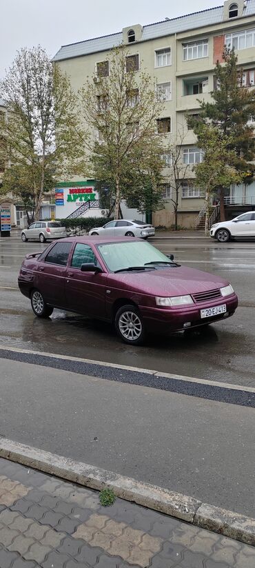 Аксессуары и тюнинг: LADA 110 sedan – 4 qapı, bənövşəyi/bordo rəng. - Ban növü: sedan -