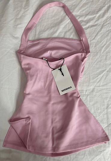 ucuz saatlar instagram: Bershka qadın topu - Rəng: açıq çəhrayı - Bədən ölçüsü: XS (EUR XS / — 1