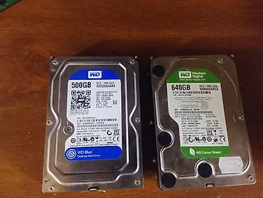 Məhsul: Western Digital 3.5" SATA HDD-lər (2 ədəd) 1) WD Blue 500GB –