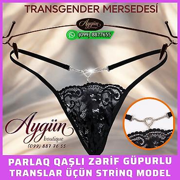 lazer kəsim alt paltarı: Trans qadınlar üçün iç geyim 2026 MODEL Yumşaq və elastik güpür — 1