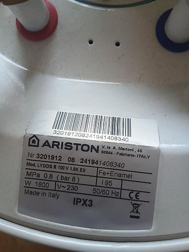 ucuz soyducular: Ariston LYDOS R 100 elektr su qızdırıcısı - Həcm: 100 litr - Güc — 3