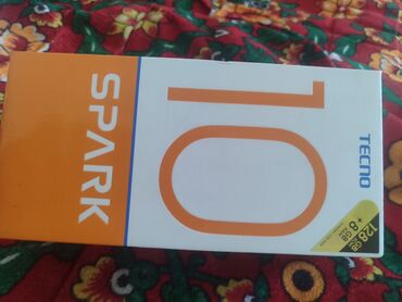 хуавей 10: Tecno Spark 10 4G, Колдонулган, 128 ГБ, түсү - Көк