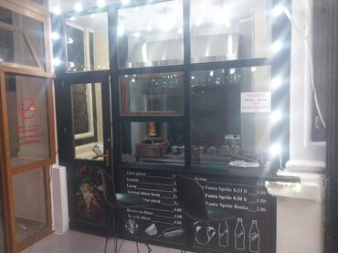 Gözəllik və estetika avadanlığı: Dönər və fast-food pəncərə tipli məntəqə Biznessi Satilir Menyu və