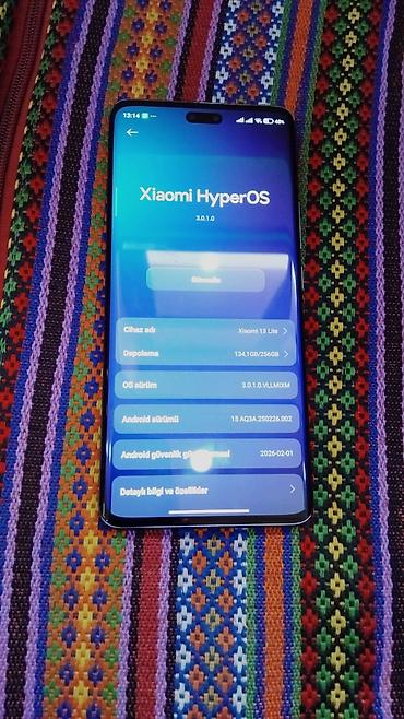 iphone x kreditle satisi: Xiaomi 13 Lite, 256 GB, rəng - Boz — 1