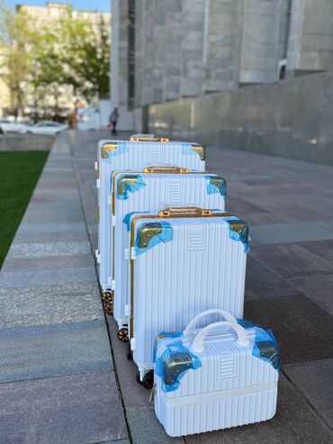 Чемоданы: Чемоданы фабрики "Kobe" - Материал ABC + полиэстер крепкая оболочка — 19