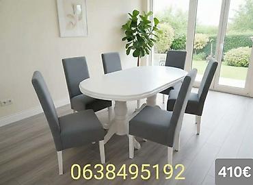 Stilske garniture: Trpezarijski setovi – više modela - Set 1 (prikaz 1 i 4) – 640€: - — 13