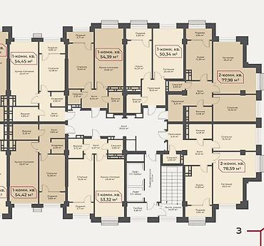 Продажа квартир: Студия, 55 м², Восток-5 мкр Элитка, 7 этаж, ПСО (под самоотделку) at lalafo.kg — 13 Продажа квартир: Студия, 55 м², Восток-5 мкр Элитка, 7 этаж, ПСО (под самоотделку) — 13