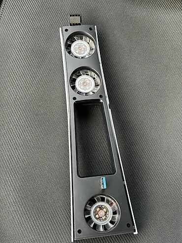 ucuz soyuducu: PS5 Slim üçün yan soyuducu modul – LED işıqlı, 3 ədəd mini turbofan — 4