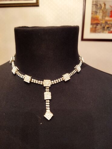 Bijuteriya dəstləri: Qadın bəzək dəsti və boyunbağılar - Çoxqatlı boyunbağı: Yüngül krem — 6